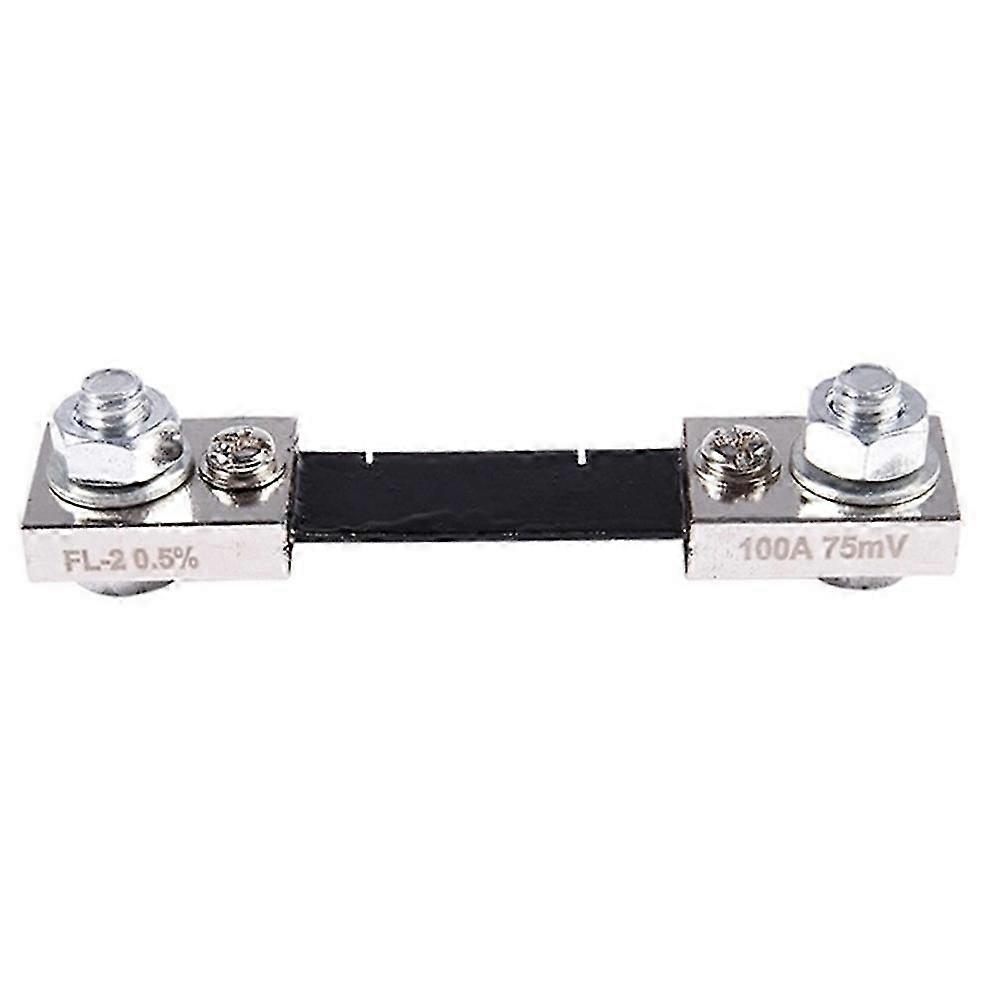 External Shunt Resistor compatible with Digital Ammeter -100A, 75mV