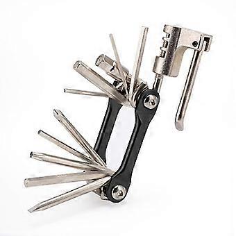 Riparazione bicicletta Strumenti per biciclette Strumenti per ciclismo Accessori per mountain bike Pieghevole Mini bicicletta Multitool Chiave a vite
