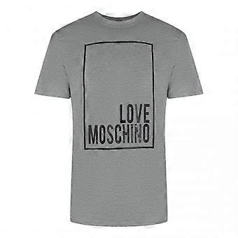 T-shirt da uomo Love Moschino con logo box
