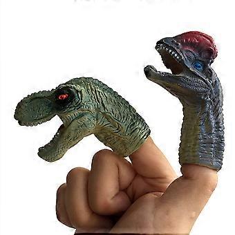 Dinosaur Finger Puppet Toy for Kids Playing 5Pcs Creative Cartoon Animal Hand Puppets