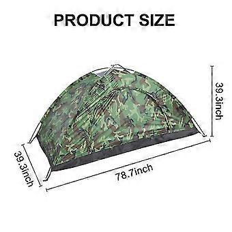 1 Persoon Draagbare Outdoor Camping Tent Outdoor Wandelen Reizen Camouflage Camping Napping Tent