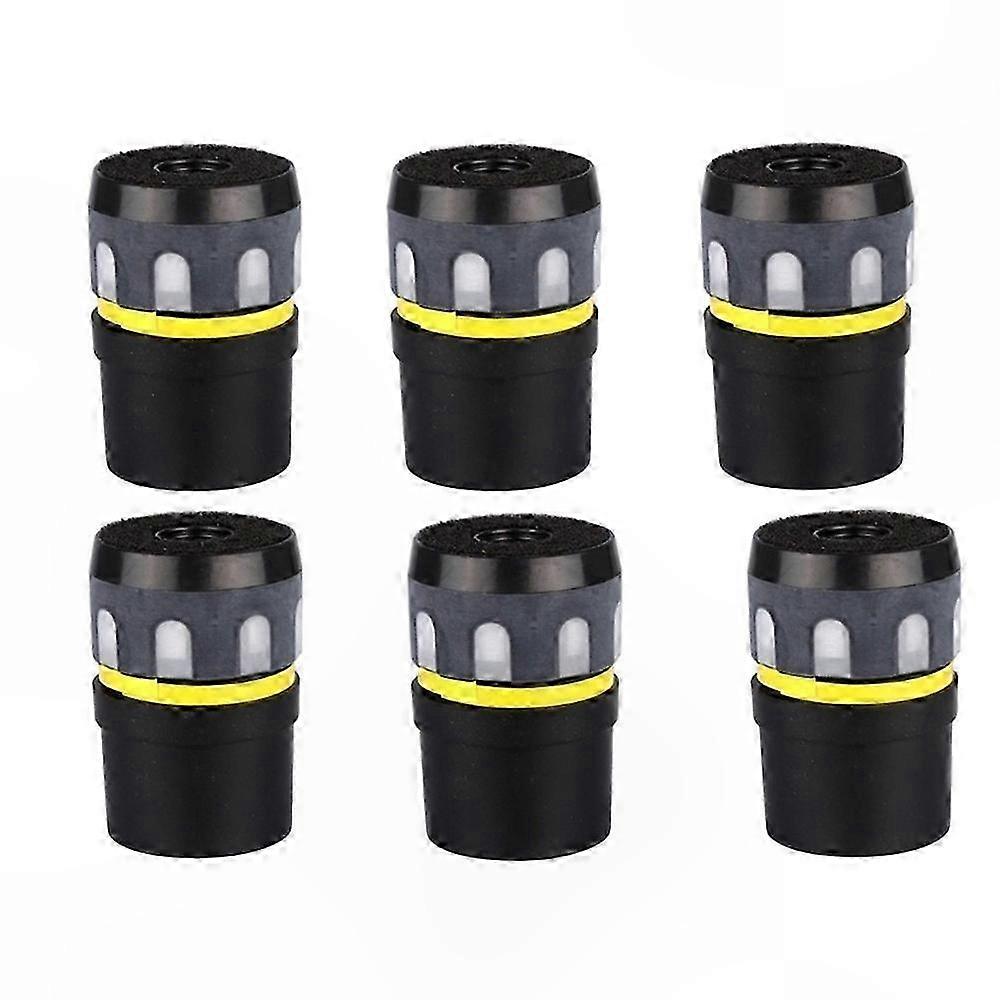 6PCS Dynamic Microphone Core Replacement Capsules Compatible with BT58 Sound Head Pickup - Easy Installation