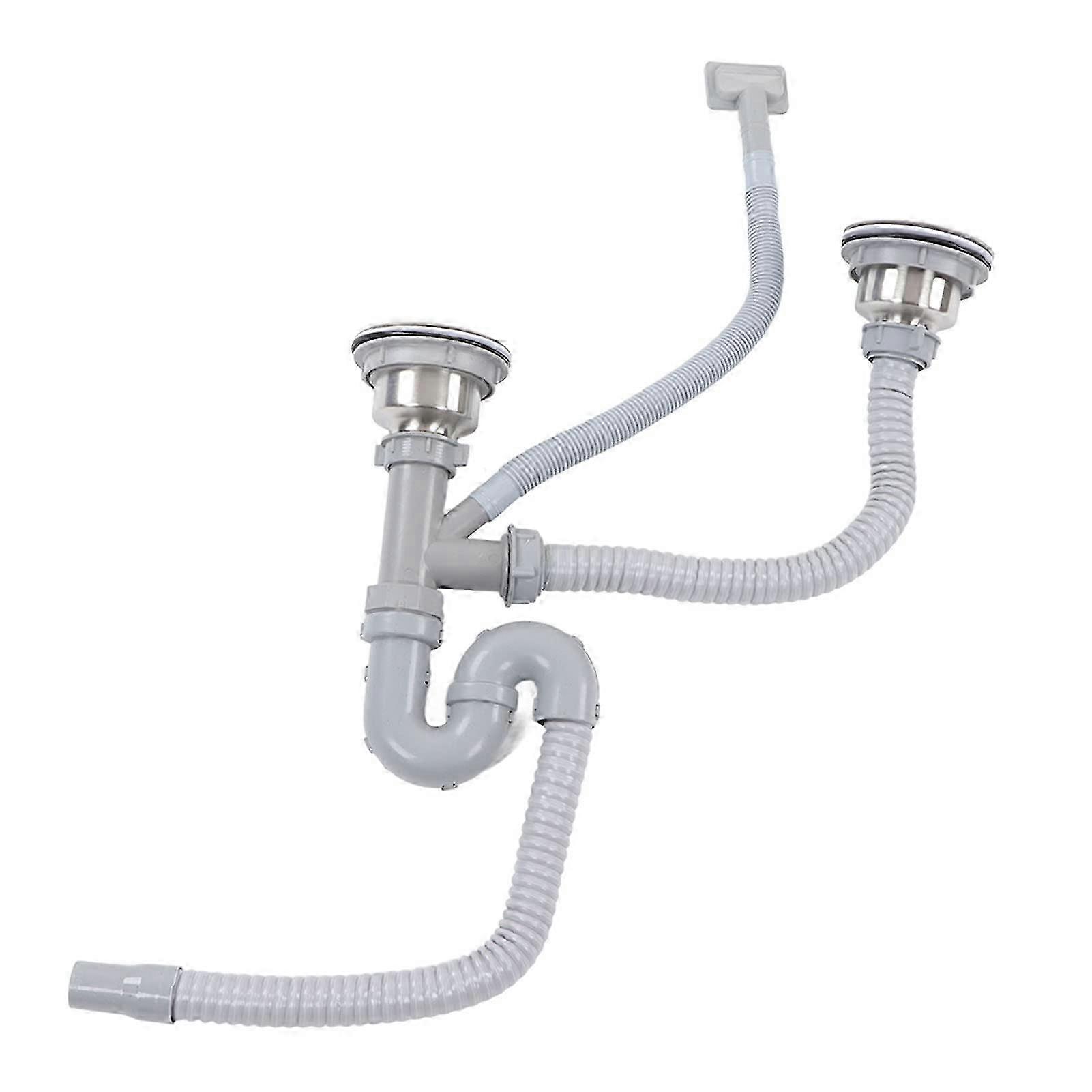 Double Basin S-Bend Drain Kit 11cm