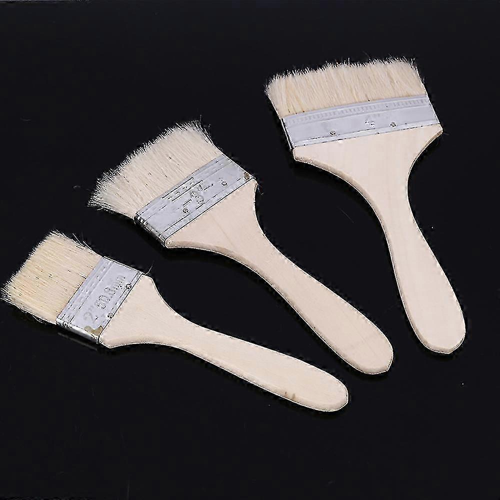 3 Piece Flat Brush Set 2 3 4 Inch