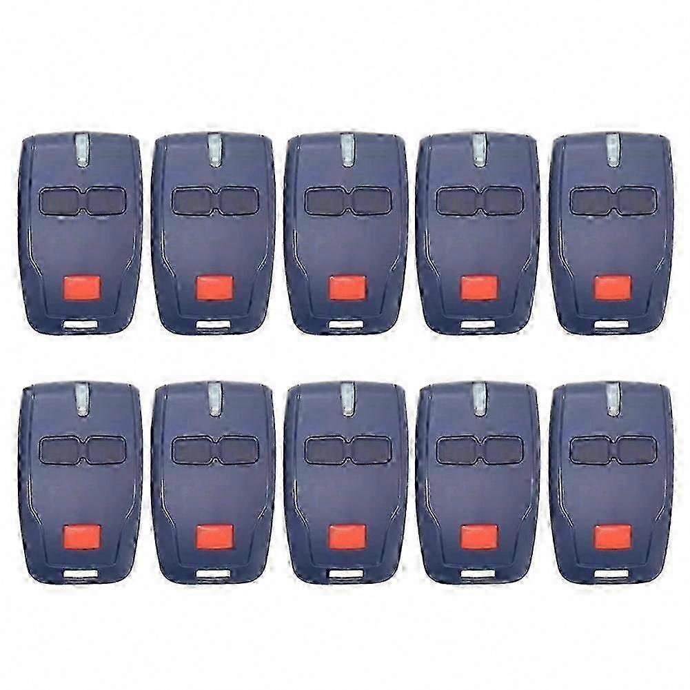10-Pack 2-Button 433MHz Rolling Code Remote Controls Compatible with BFT MITTO 2 and MITTO 4