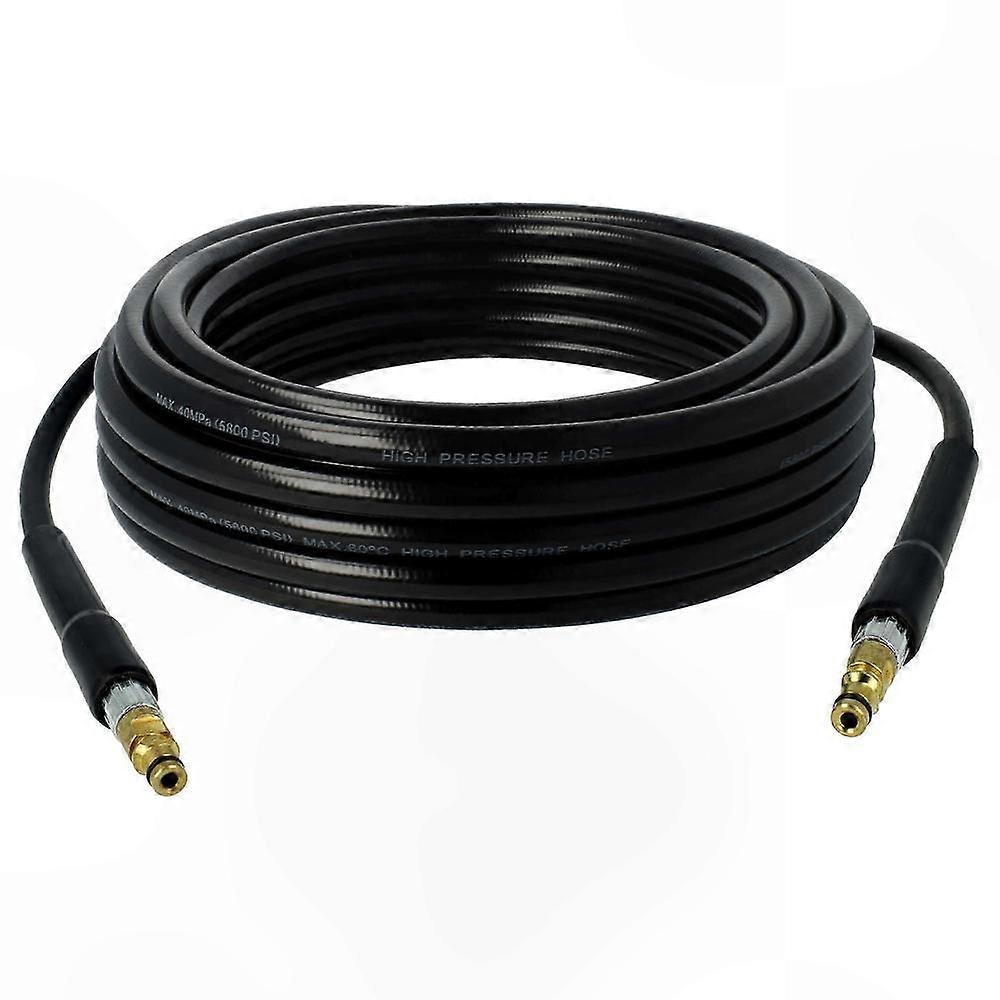 10m High Pressure Replacement Hose, Brass Thread, Compatible with Pressure Washers