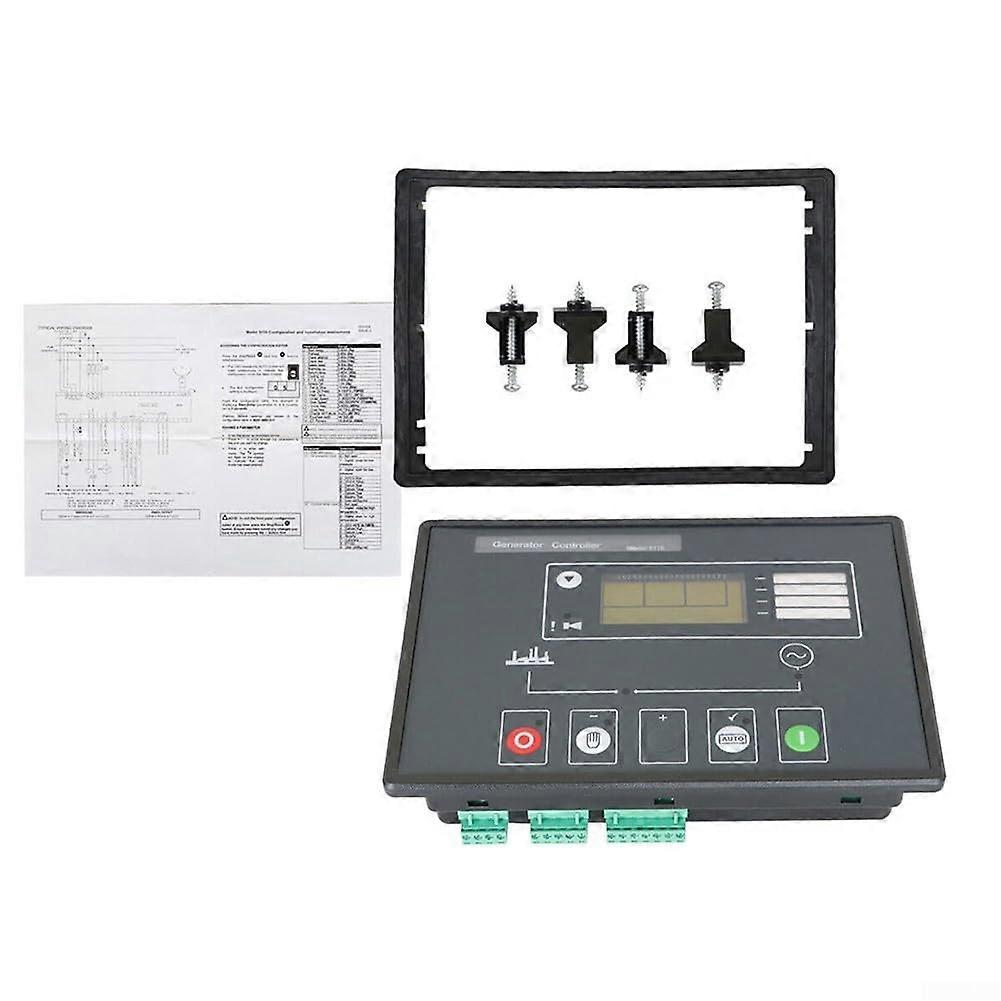 Generator Controller Module with Auto Start Stop, LCD Display, 12V 24V for Deep Sea Engines