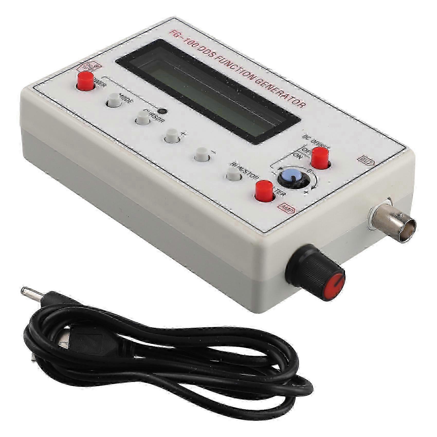 FG-100 DDS Function Signal Generator Frequency Counter 0.01Hz - 500KHz Signal Source Module simple