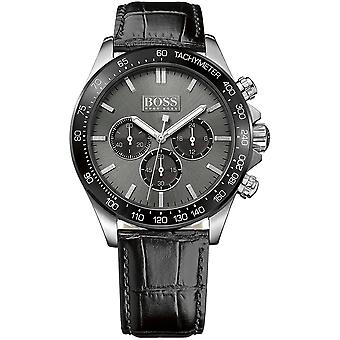 Ikon Chrono hugo boss Quartz Analog Man Watch with Synthetic Leather Bracelet 1513177