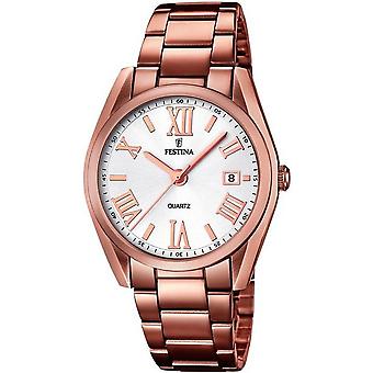 Festina boyfriend watch for Women Analog Quartz with stainless steel bracelet F16791/1