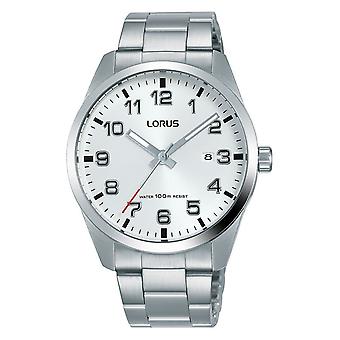 Lorus sport man Quartz analoge man horloge met RH977JX9 roestvrijstalen armband