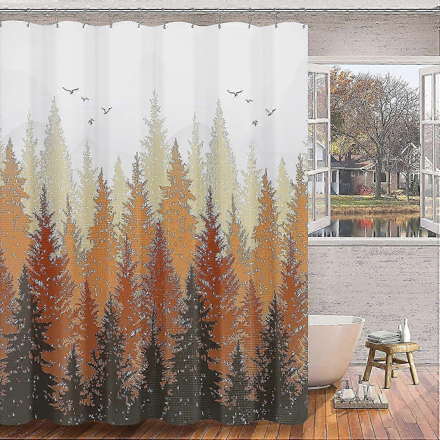 Mildew-Resistant Polyester Shower Curtain