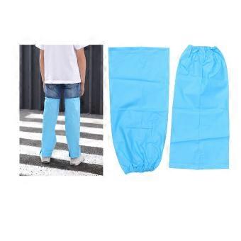 Waterproof Cover For Leg Blue Elastic Band Pants Cover Protective Outdoor Use 1Pair