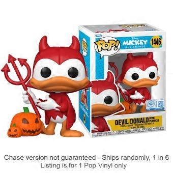 Disney Devil Donald with Pumpkin US Exclusive Pop! Vinyl Funko Pop! Disney