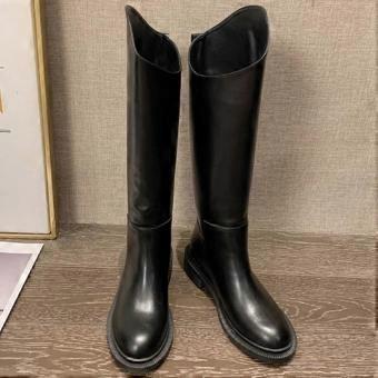 Winter- und Herbstschuhe für Damen 2026: Knielange Chelsea-Stiefel, modische Schuhe mit niedrigem Absatz, bequeme Schuhe zum einfachen Anziehen, Damenstiefel im Western-Stil.