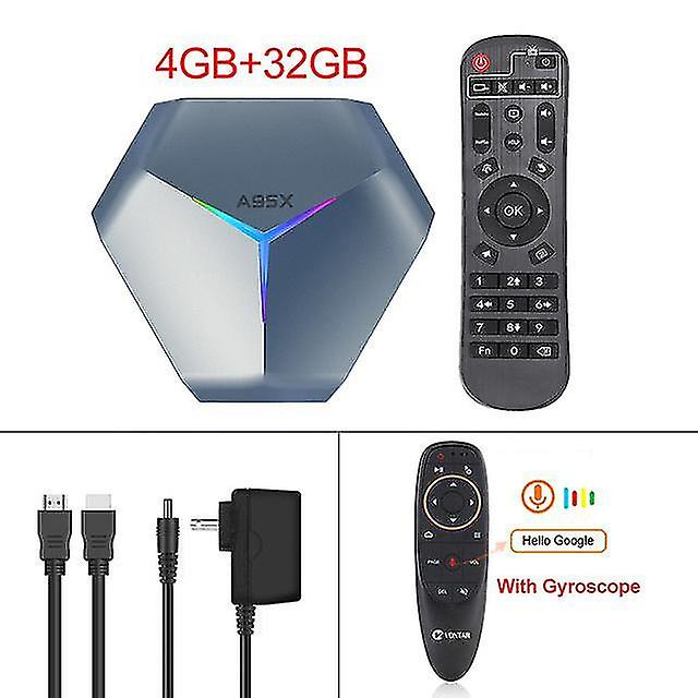 4gb 128gb A95x F4 Amlogic S905x4 Rgb Light Smart Tv Box Android 10 4g 64gb Support Dual Wifi 8k Youtube Media Player A95xf4 2gb