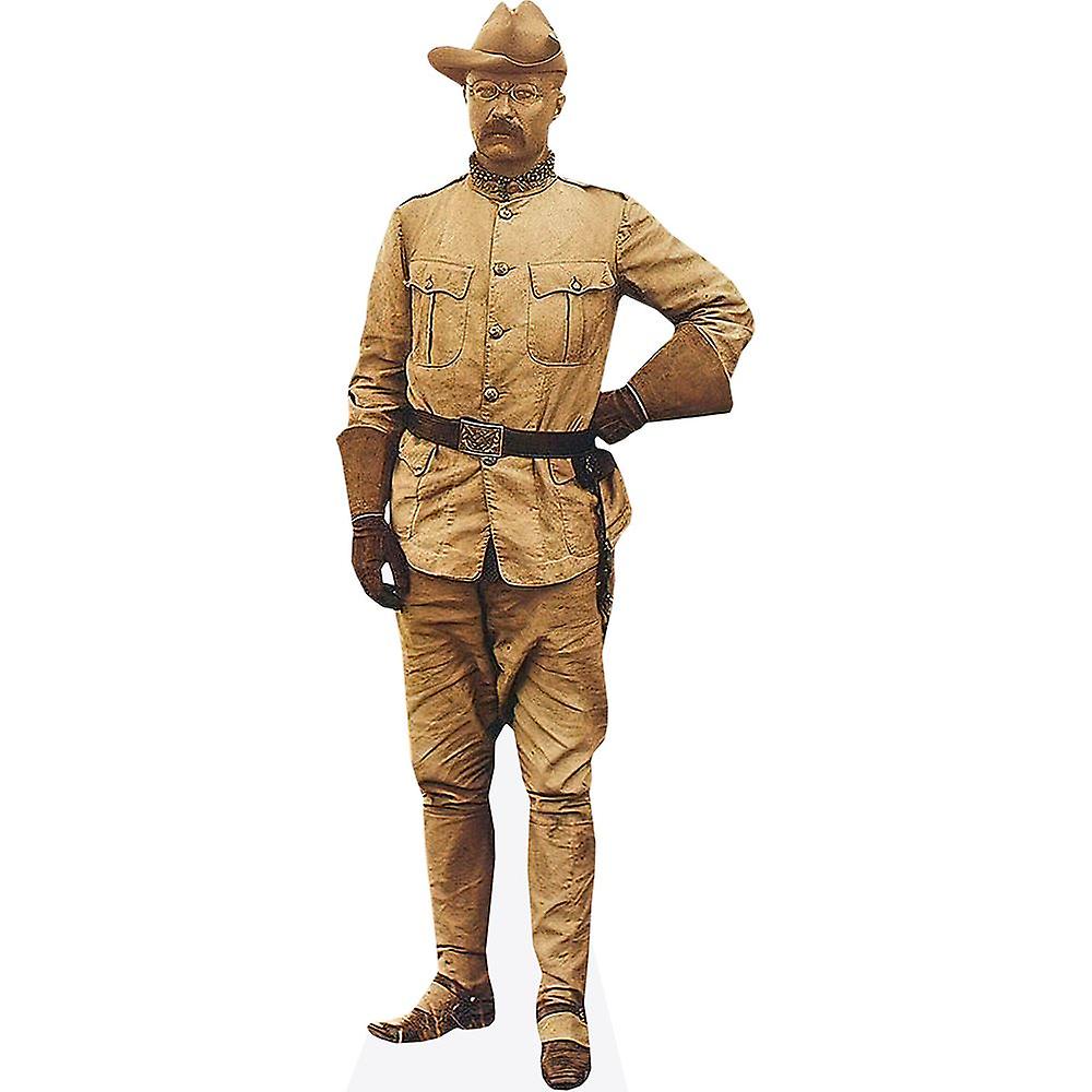 Theodore Roosevelt (Gloves) Cardboard Cutout (lifesize OR mini size). Standee. Stand Up.