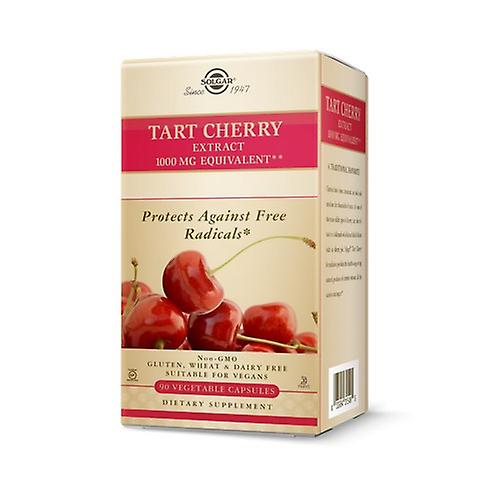 Solgar Tart Cherry,1000 mg ,90 V Caps (Pack of 3)