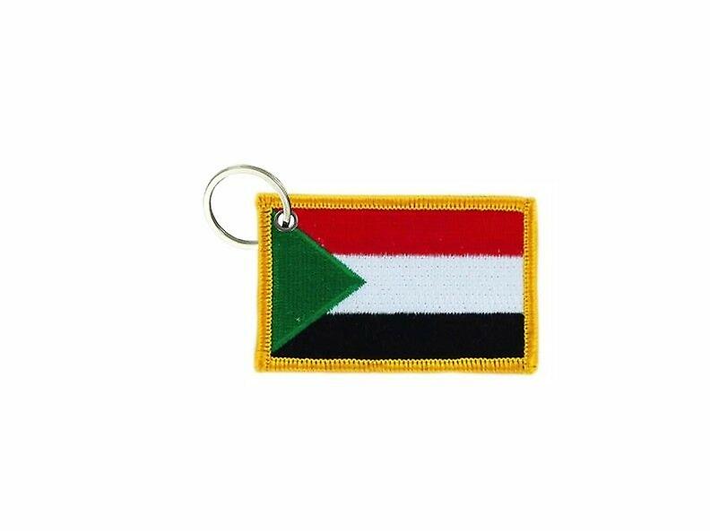 Cle Cles Key Brode Patch Ecusson Badge Flag Sudan Sudan