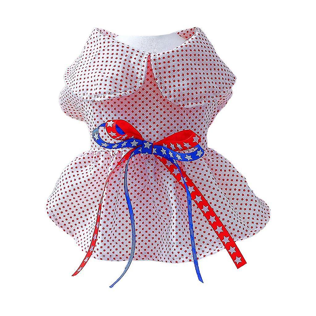 Pet Costume Dress Dog Clothes Apparel For Cats Only Star Pattern Outfits