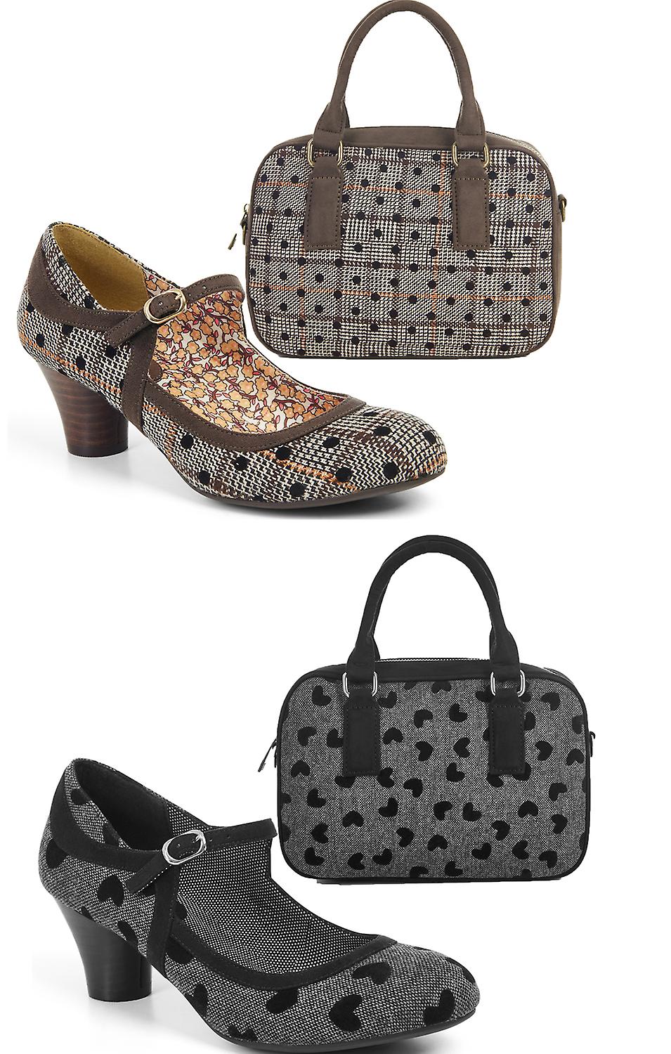 Ruby Shoo Women's Lexi Mid Heel Court Shoe Pumps & Matching Austin Bag