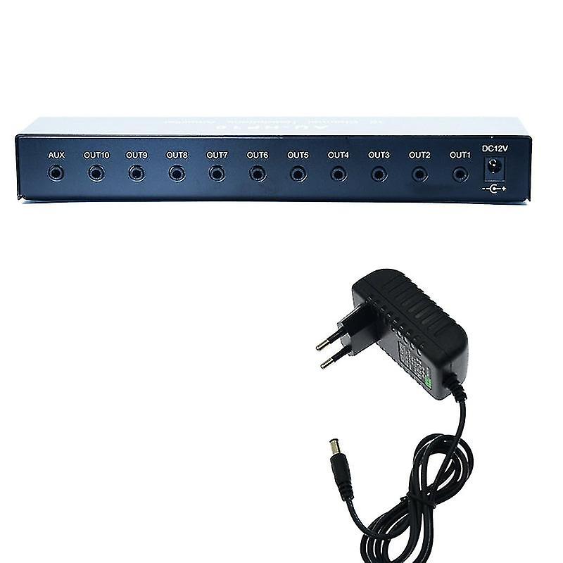 1Piece Njm4556a Dc12-24v 1 In 10 Out Stereo Headphone Amplifier Multi-channels Audio Distributor Independent Control