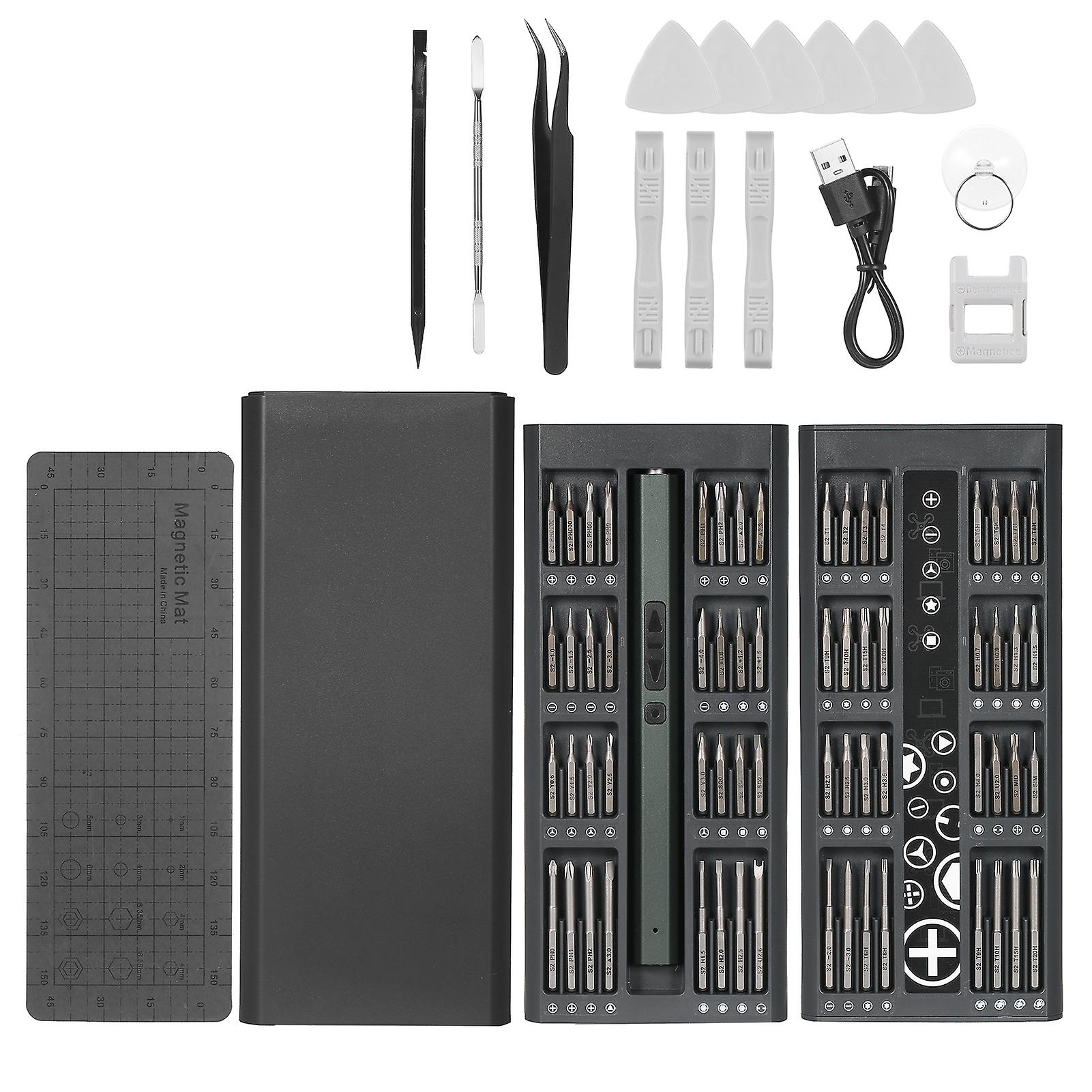 Lithium Electric Screwdriver 82 In 1 Precision Screwdriver Set
