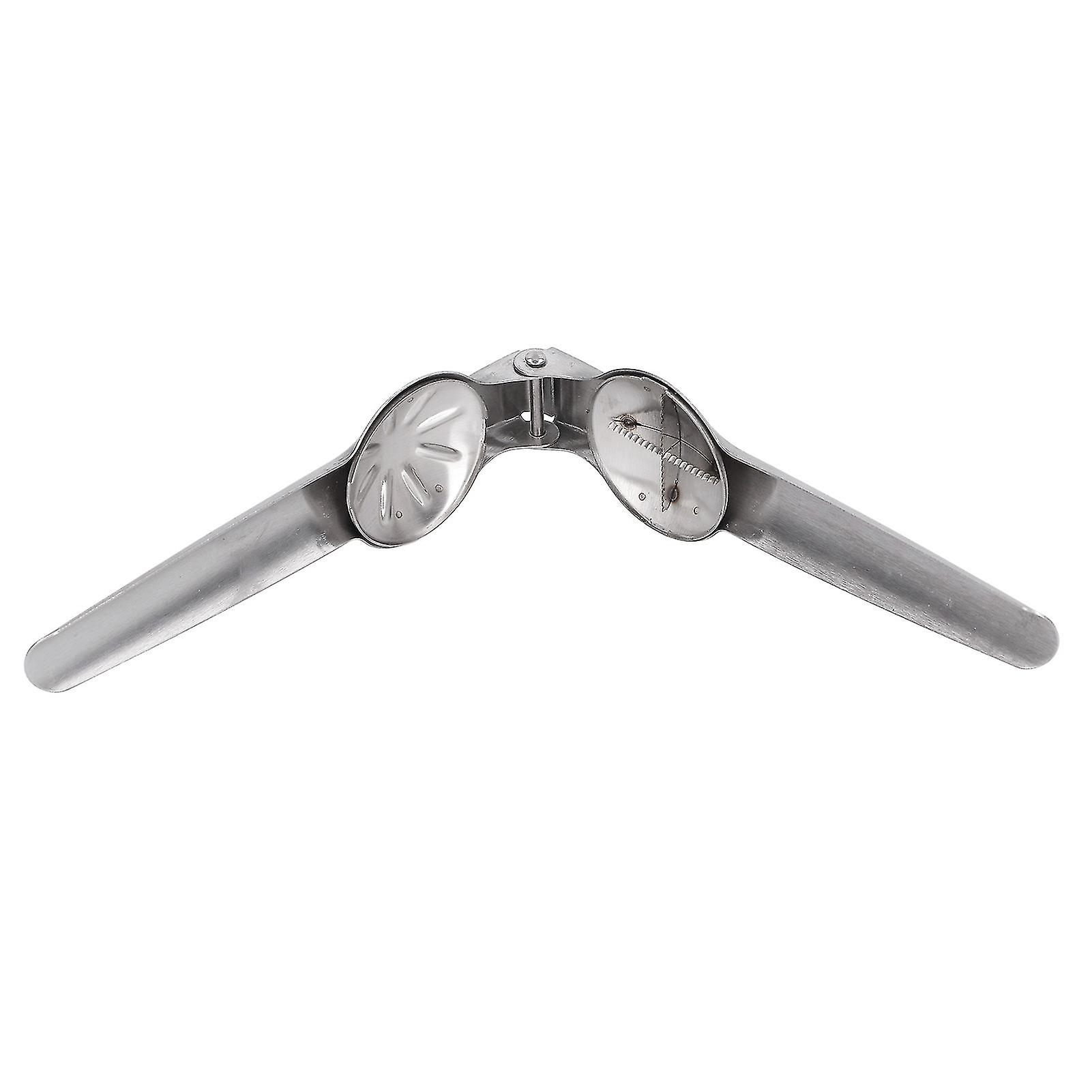 Multifunction Stainless Steel Nut Cracker 18x5.5cm Silver Safe Lever