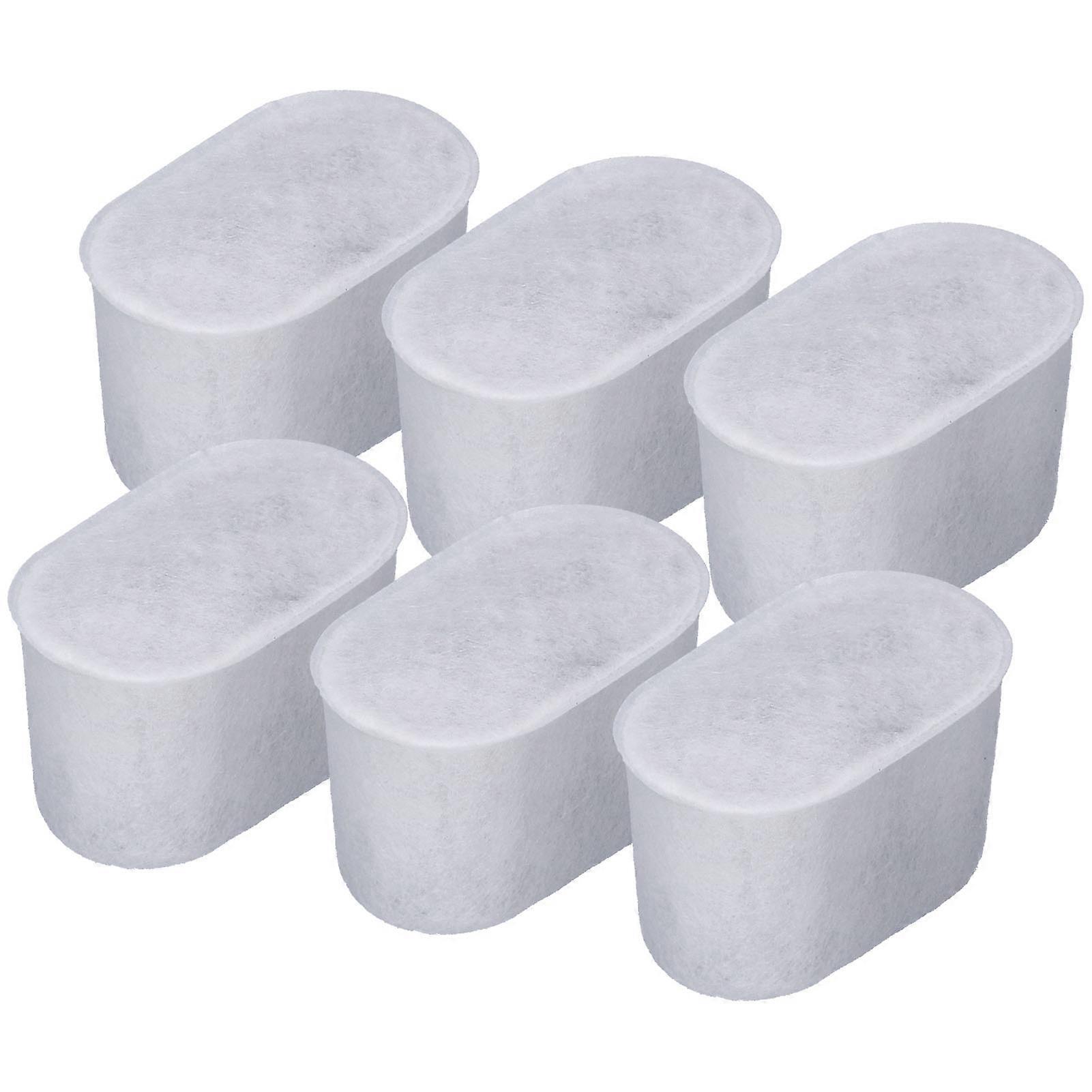 6Pcs Coffee Machine Water Filter Activated Carbon Coffee Maker Filter Core for BREVILLE