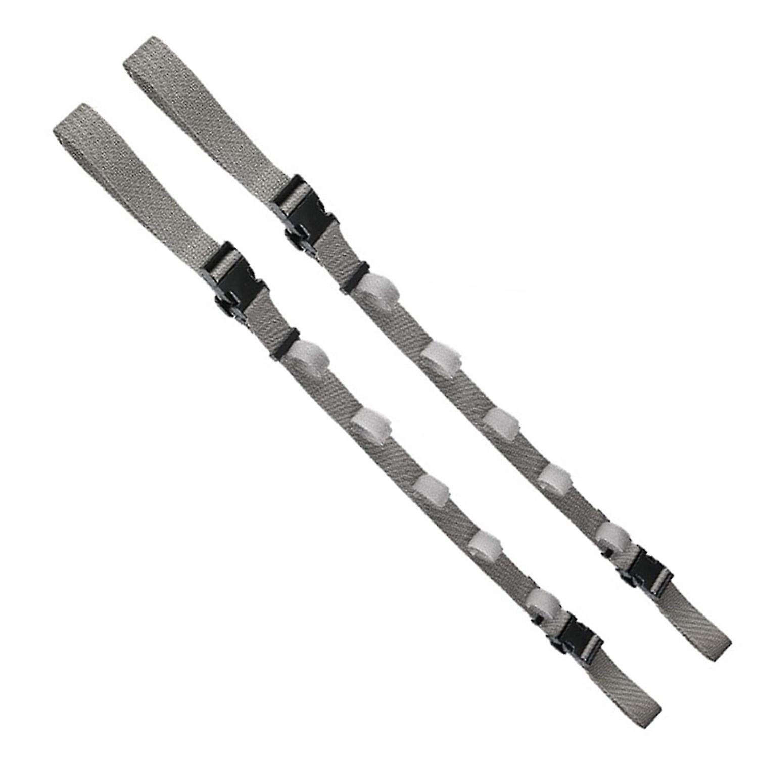 2Pcs Car Fishing Rod Rack Strong-webbing Strong Adhesion Fastener Tape Adjustable Buckle High Load-b