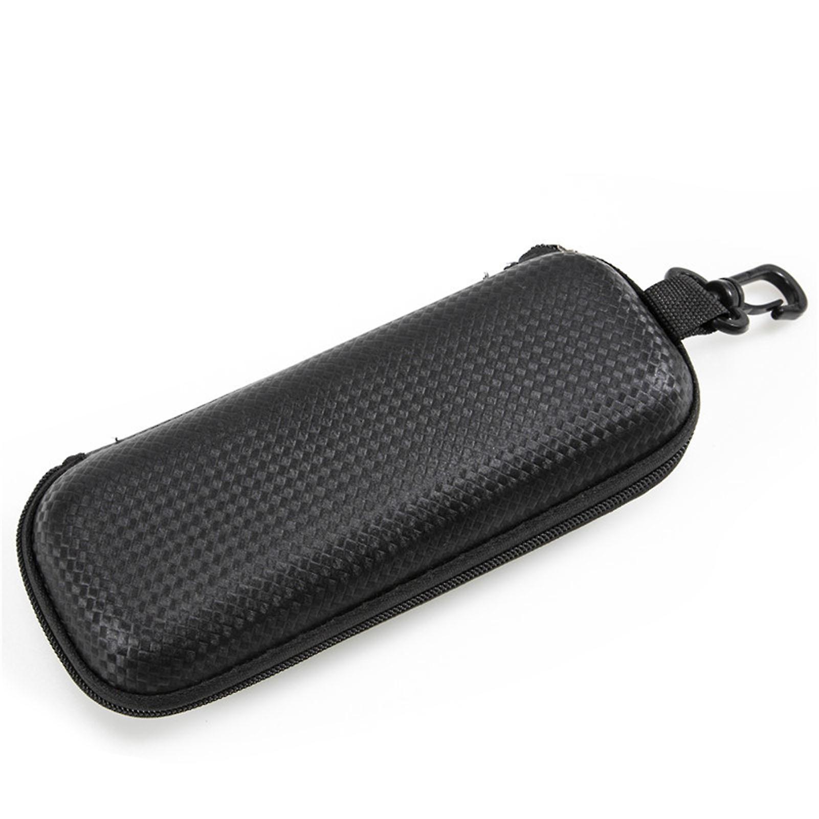 Glasses Case in Square Shape Zipper Hard Eyeglass Case Box with Hook