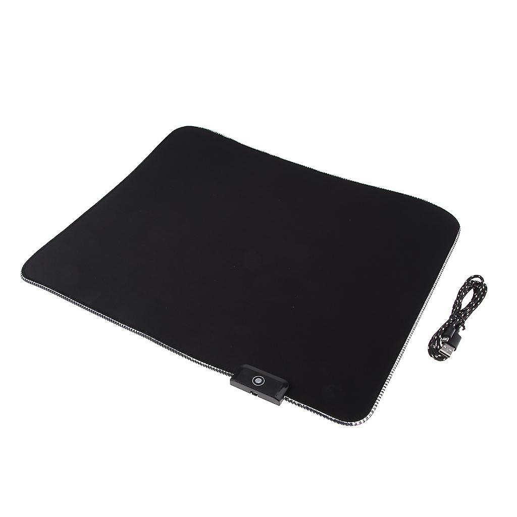 RGB Gaming Mouse Pad 9 Lighting Modes Computer Mousepad Mat 450x350x4mm