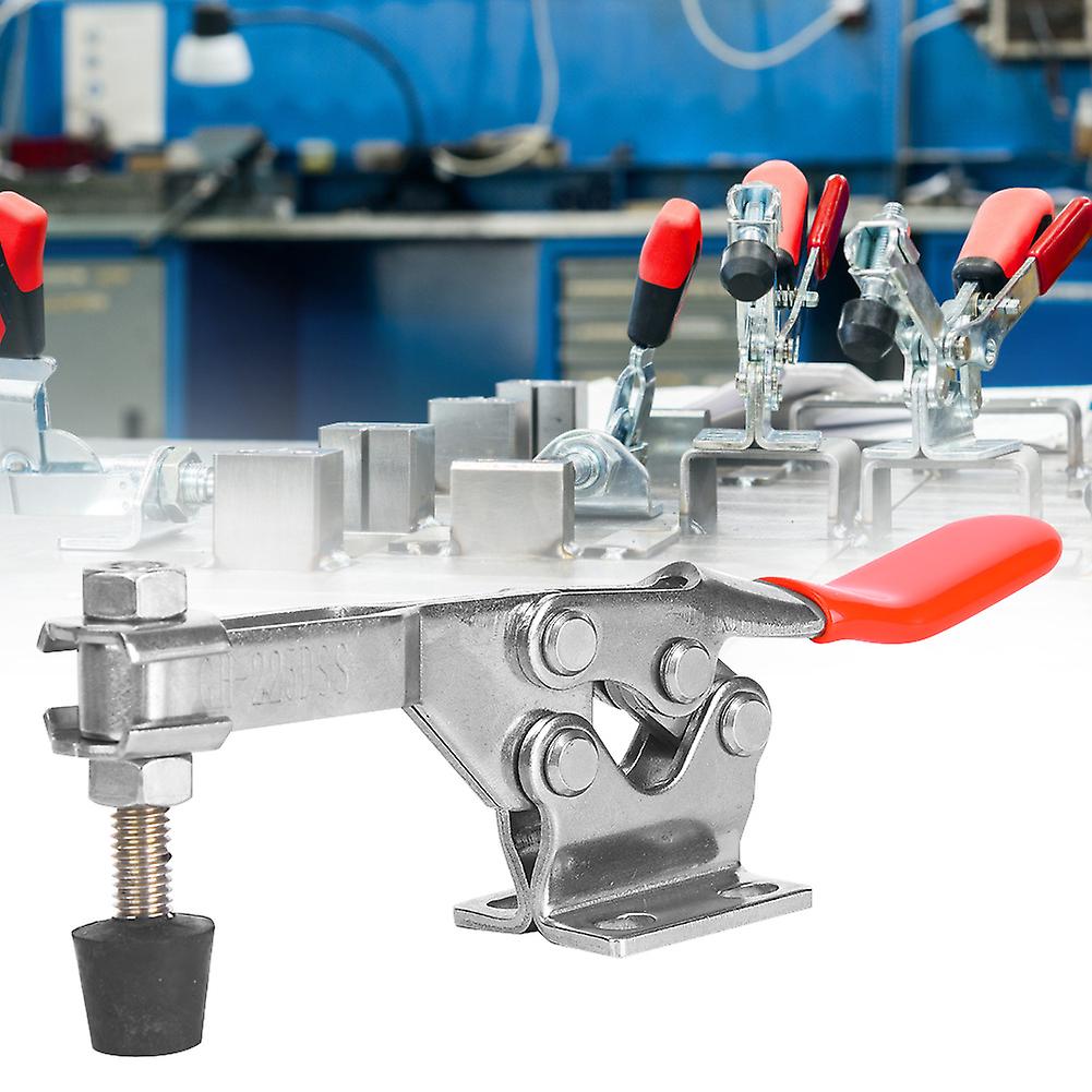 Quick Release Horizontal Toggle Clamp SUS304 280KG 70mm Adjust