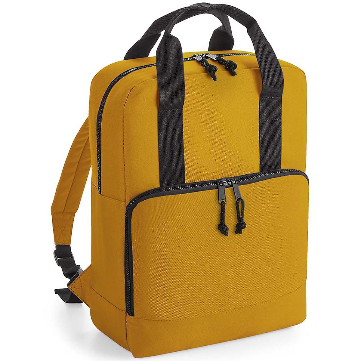 BagBase Recycled Cooler Backpack - Mustard