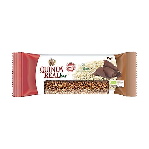 Gluten-free bio real quinoa and cocoa bar 1 bar of 20g