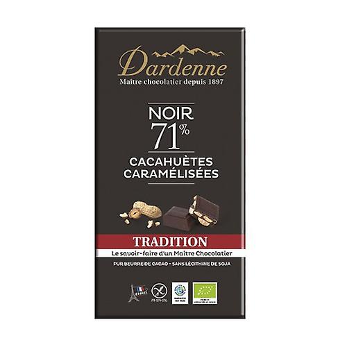 Dark chocolate bar Caramelized Peanuts 180 g