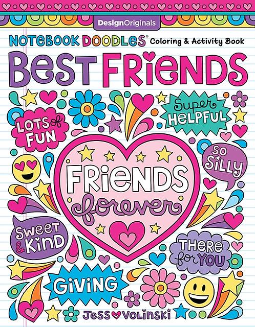 رسومات الشعار المبتكرة دفتر أفضل الأصدقاء بقلم جيس فولينكسي كتاب غلاف عادي