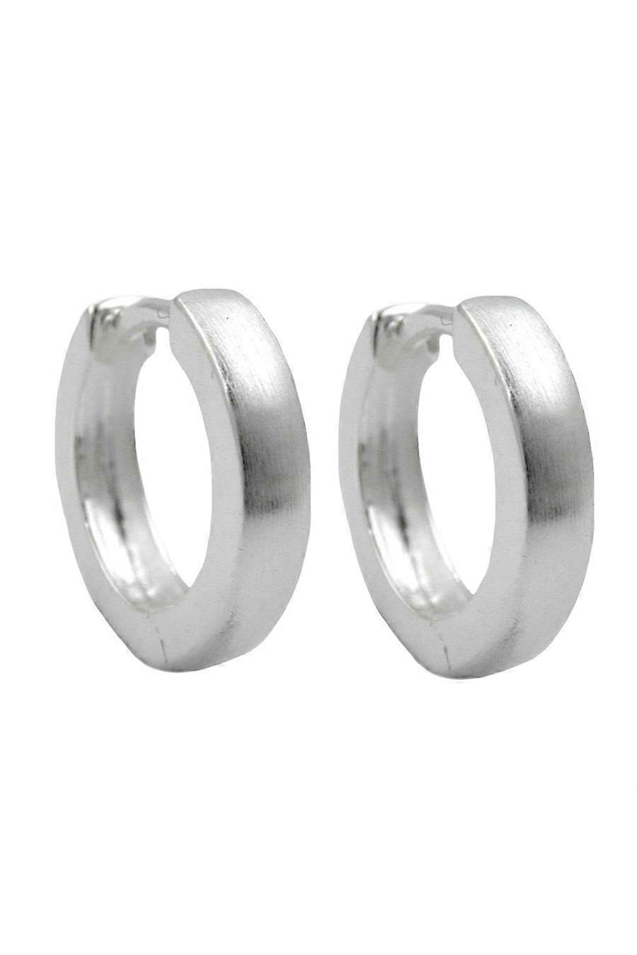 Hoop Earrings 13x3mm Silver 925 - Gl92236