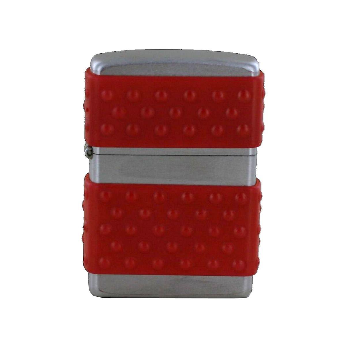Zippo Lighter Model 205 Regular Satin Chrome CHR/REDZ