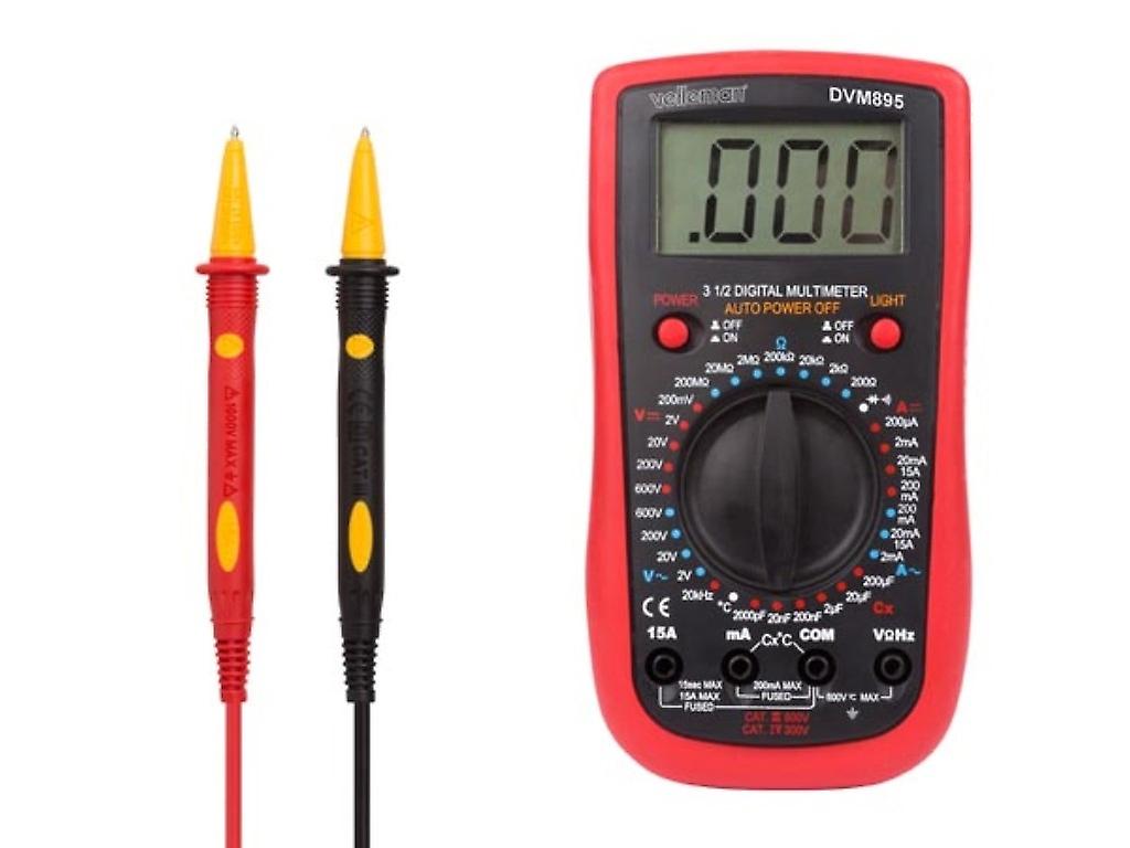Digital Multimeter - Cat Iii 600 V / Cat Iv 300 V - 1999 counts