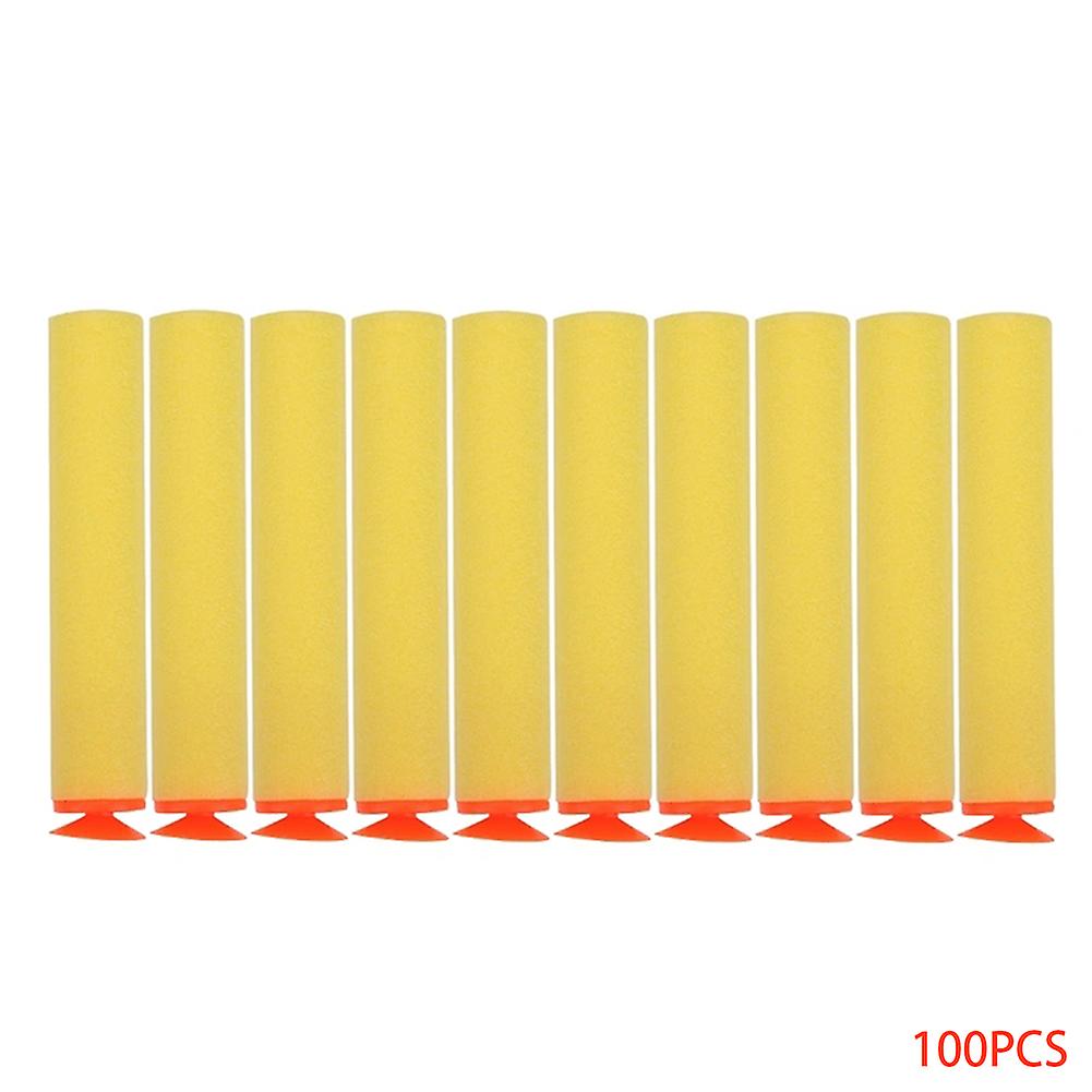 100pcs Shooting Toy Soft Refills Set Noise Reduction Playthings Refills Shoting Toy Supplies