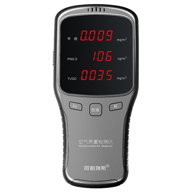 Digital Formaldeyde Detector Handled Air Quality Monitor Hcho Tvoc Pm1.0 Pm2.5 Pm10 Detector Multifunctional Gas Analyzer
