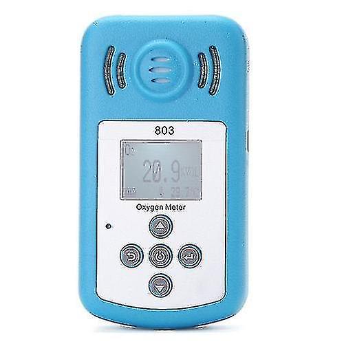 Oxygen Meter Portable Concentration Detector Lcd Display And Sound-light Alarm