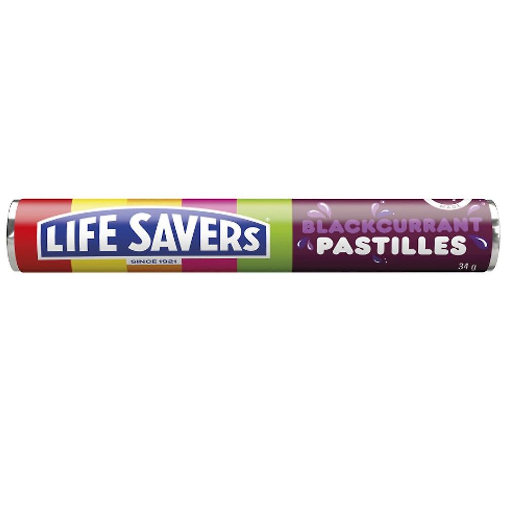Life Savers Blackcurrant Pastilles Lollies Sugar Coated No Artificial Colours