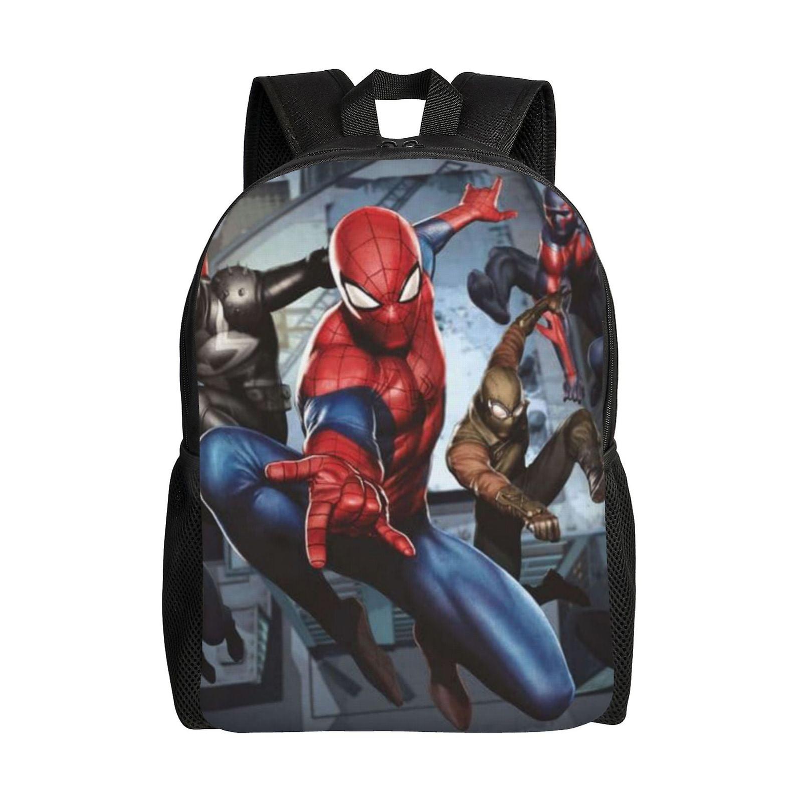 Spider-Man Kid Backpack School Bag Elementary Students Bookbags