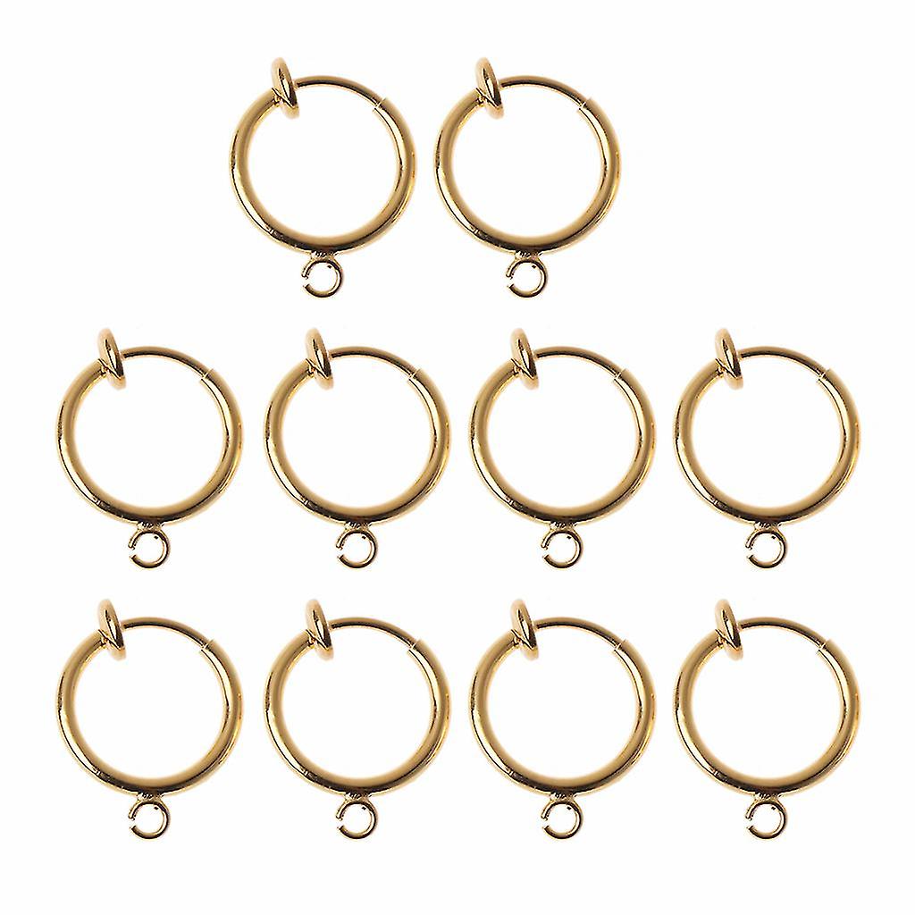 10x convertisseur de boucles d’oreilles à clip Boucles d’oreilles non perçantes Composants de boucles d’oreilles créoles