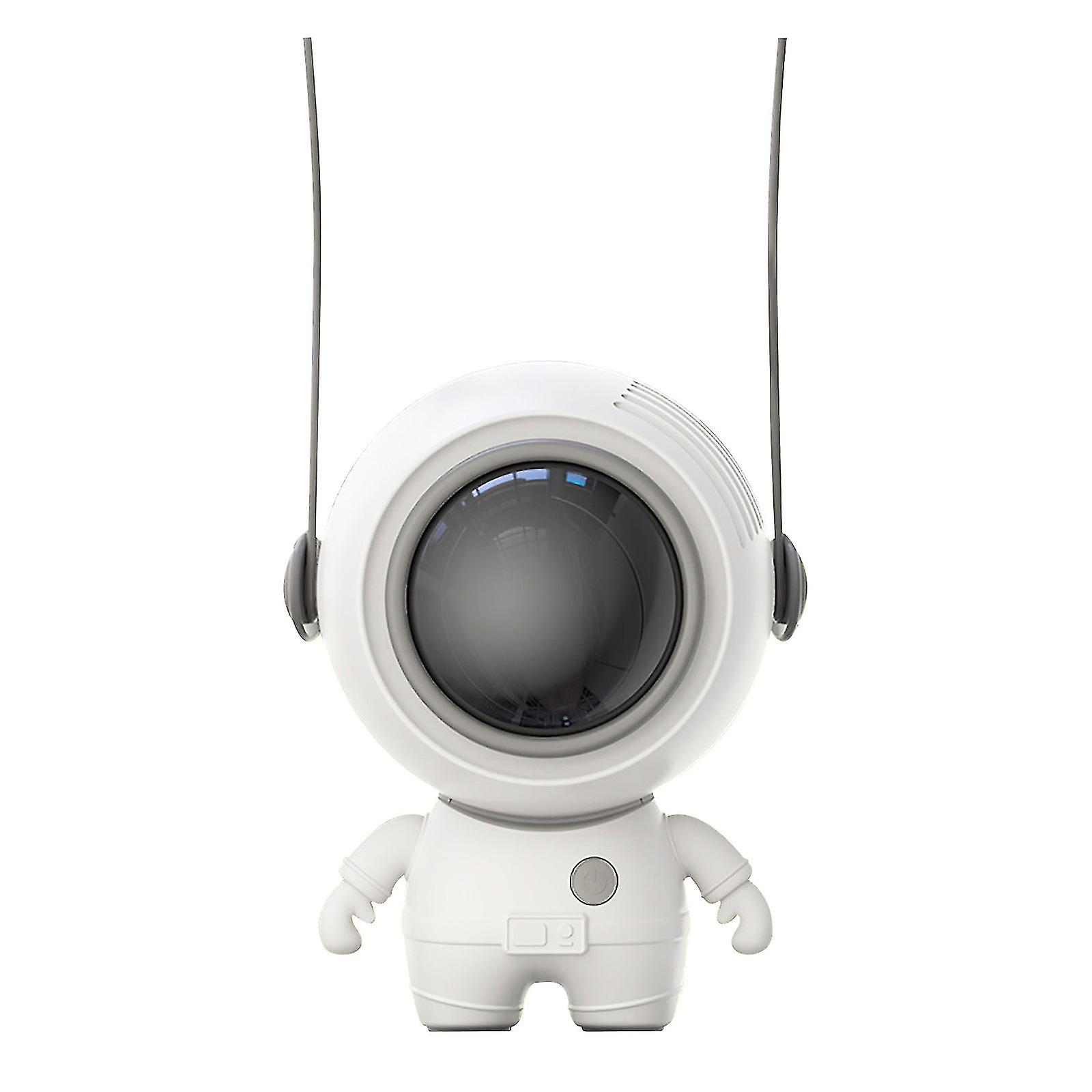 USB Portable Lanyard Small Fan Hanging Neck Handheld Mini Leafless Spaceman Small Fan