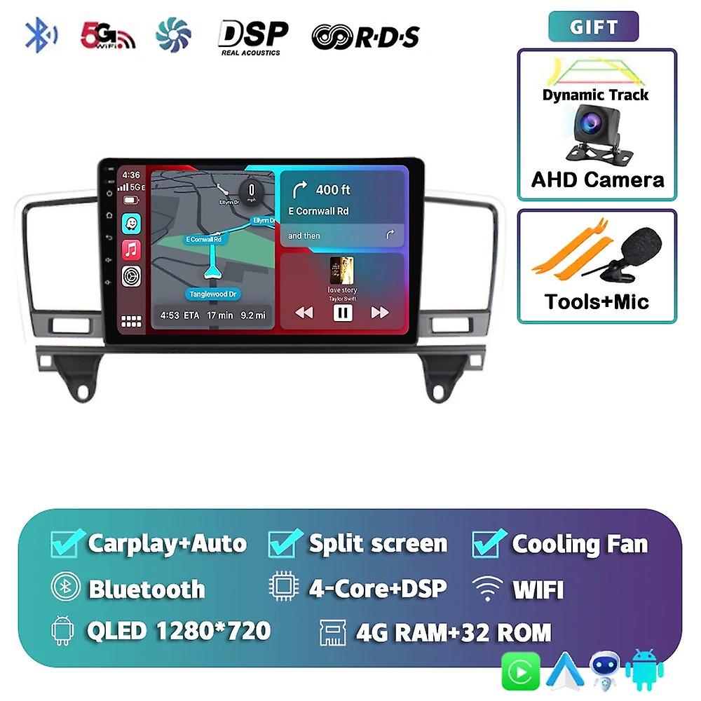 Android 13 Carplay Auto Car Radio For Mercedes-benz M-class M Class W166 Ml 2011-2015 Multimedia Gps Player Stereo 2din Headunit