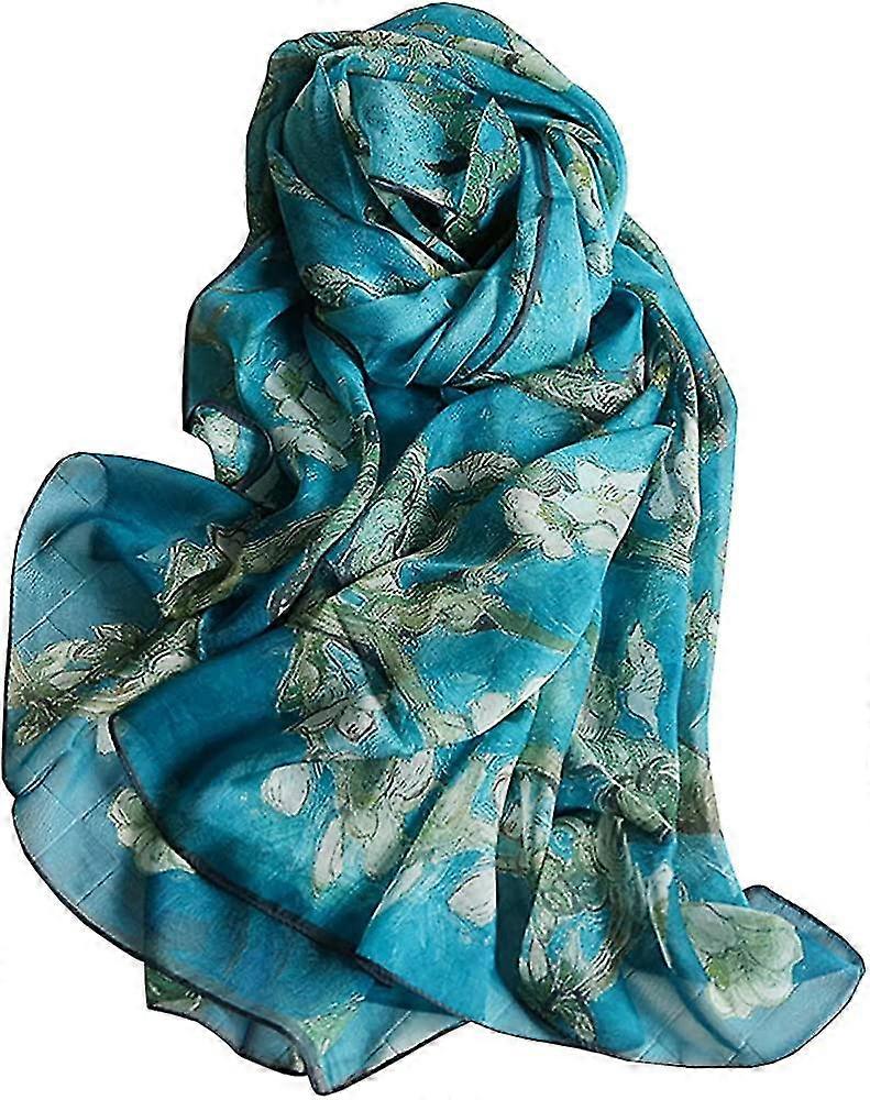 Sciarpa di seta Donna Donna 100% Sciarpe di seta Regali leggeri eleganti