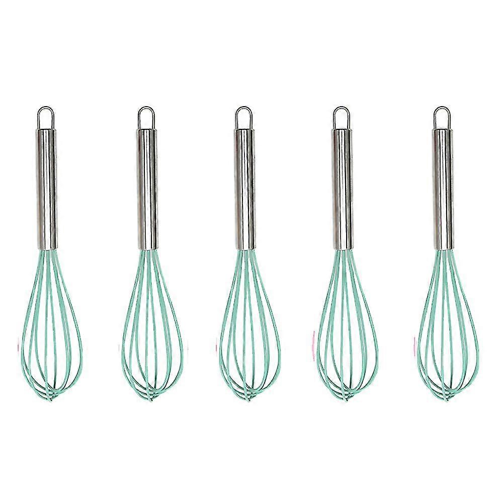 Set of 5 kitchen mini silicone whisks